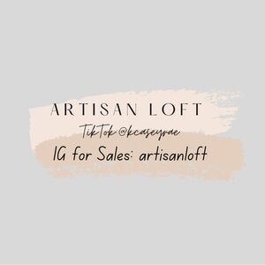 Artisan Loft Beige and Black Print